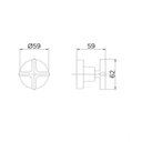 Ver imagem 2 de Kit 2 Registros de Gaveta Basetec Pvc com Acabamento Invicta Docol