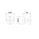 Ver imagem 2 de Kit 2 Registros de Pressão Basetec Pvc Cerâmico 25 Mm com Acabamento Invicta Docol