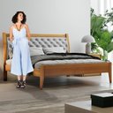 Ver mais imagens de Conjunto Cama Casal Queen 160cm Vivare, Cômoda 5 Gavetas Unique e Mesa de Cabeceira Unique