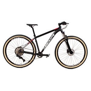 Bicicleta 29 Absolute Nero 4 12v Trava K7 11/50 Freios Hidráulicos Kit 1x12 - Preto/vermelho Tam.13