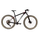 Ver imagem 1 de Bicicleta 29 Absolute Nero 4 12v Trava K7 11/50 Freios Hidráulicos Kit 1x12 - Preto/vermelho Tam.13