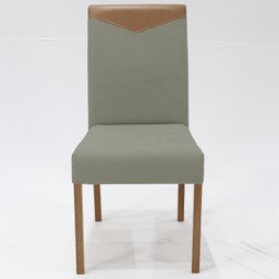 Kit 2 Cadeira Estofada Niquel Canela Pes Madeira Amendoa Nacc - 9 Kit 2 Cadeira Estofada Niquel Canela Pes Madeira Amendoa Nacc - 9