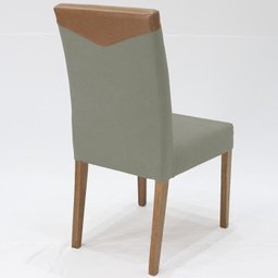 Kit 2 Cadeira Estofada Niquel Canela Pes Madeira Amendoa Nacc - 6 Kit 2 Cadeira Estofada Niquel Canela Pes Madeira Amendoa Nacc - 6