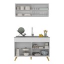 Ver imagem 6 de Armário de Compacta 2 peças Veneza Multimóveis MP2140.156 Branco