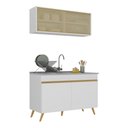 Ver imagem 3 de Armário de Compacta 2 peças Veneza Multimóveis MP2140.156 Branco