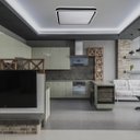 Ver imagem 3 de Luminaria Plafon Led 48w Branco Frio 45x45 Moderno