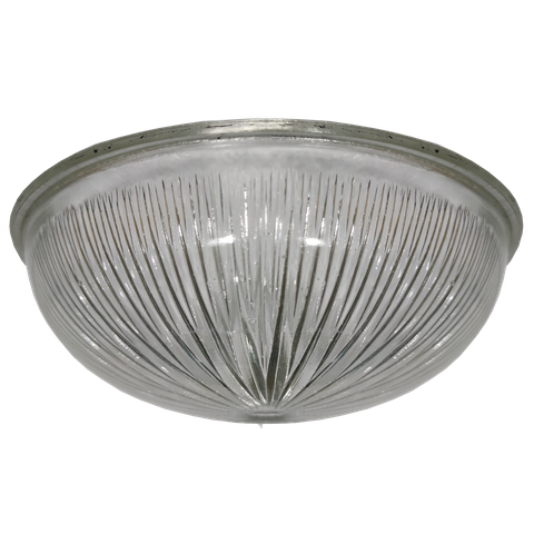 Bacia de Vidro Sol Transparente 17 para Plafon de Teto
