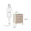 Ver imagem 2 de Balcão de Cozinha sem Tampo 60cm 4 Gavetas Luci Luciane Móveis