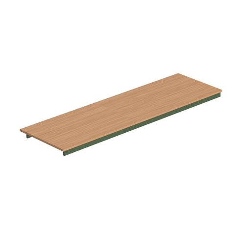 Tampo em MDF BP para Escrivaninha Teko Casatema MadeiraOriginals Marrom/Verde/Álamo