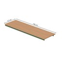 Ver imagem 3 de Tampo em MDF BP para Escrivaninha Teko Casatema MadeiraOriginals Marrom/Verde/Álamo
