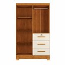 Ver imagem 4 de Guarda-roupa 4 Portas 3 Gavetas Amanda Yescasa