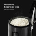 Ver imagem 5 de Panela de Arroz Elétrica Elgin Visio Glass 5 1L 400W Função 2 em 1 Antiaderente 220V