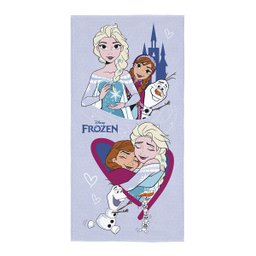 Toalha De Banho Infantil Aveludada Praia Piscina Personagens:Frozen - 1
