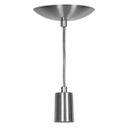 Ver imagem 2 de Lustre Pendente Tubo Cilindro Alumínio Escovado Fio 1.20m