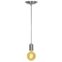 Ver imagem 3 de Lustre Pendente Tubo Cilindro Alumínio Escovado Fio 1.20m