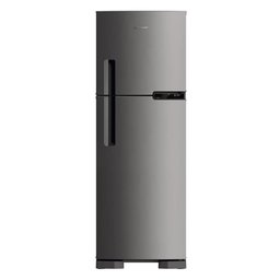 Refrigerador Brastemp Brm44hk Frost Free com Gavetão de Legumes Fresh Zone Inox - 375l 127v - 1
