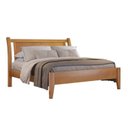 Ver imagem 3 de Conjunto Quarto de Casal Cama Queen Madeira Maciça e Mesa de Cabeceira 3 Gavetas Unique