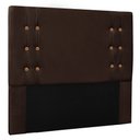 Ver imagem 3 de Kit Cabeceira e Calçadeira Recamier Solteiro 0,90m Gênova Suede Marrom Café - Pallazio