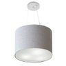Lustre Luminária Pendente Cupula em Tecido Md-39801 - Bivolt - para 3-lâmpadas E27 - Lustres Vivare - 7