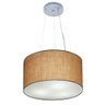 Lustre Luminária Pendente Cupula em Tecido Md-39801 - Bivolt - para 3-lâmpadas E27 - Lustres Vivare - 5