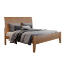 Ver imagem 3 de Conjunto Quarto de Casal Cama em Madeira Maciça 140cm e Mesa de Cabeceira 3 Gavetas Unique