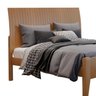 Conjunto Cama de Casal Queen em Madeira Maciça 160cm e Cômoda 5 Gavetas com Sapateira Unique - 8