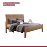 Conjunto Cama de Casal Queen em Madeira Maciça 160cm e Cômoda 5 Gavetas com Sapateira Unique - 5