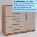 Ver mais imagens de Cômoda Infantil 6 Gavetas 1 Porta Sofia Espresso Móveis Marrom/Cinamomo/Off White