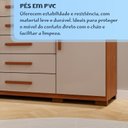 Ver imagem 7 de Cômoda Infantil 6 Gavetas 1 Porta Sofia Espresso Móveis Marrom/Cinamomo/Off White