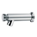 Ver imagem 1 de Kit 2 Torneiras para Banheiro de Parede Docol Pressmatic 120 1/2" e 3/4" Chrome Cinza/Cromado