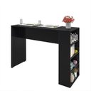 Ver imagem 4 de Bancada Cozinha Americana Gourmet com Prateleiras Preto