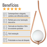 Lustre Pendente On Drop - Bronze com Globo de Vidro Branco - 6