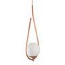 Lustre Pendente On Drop - Bronze com Globo de Vidro Branco - 3