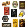 Kit com 10 placa decorativas em mdf - Cerveja Bebidas Churrasco - 3