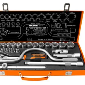 Conjunto de Ferramentas Soquete 24 Peças Wokin Tools