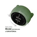 Ver imagem 4 de Poltrona Orgânica Atemporal Base Giratória Eloah Bouclé Italiano Verde Selva