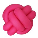 Ver imagem 1 de Almofada de Nó Escandinavo Nozinho Decorativo 35cm Rosa Neon