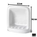 Ver imagem 3 de Saboneteira de Embutir Louça Branca Grande Ia3 Icasa