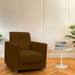 Poltrona Cadeira para Sala Confortável Reforçada Veneza Suede - 2