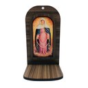 Ver imagem 1 de Oratório Nossa Senhora Das Lágrimas para Imagem de Santo Pequeno 15 Cm