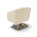 Ver imagem 5 de Cadeira Sala de Jantar Giratória Ma30 Kit 2 Stella Linho D03 - D'Rossi Cor Bege