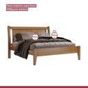 Ver imagem 5 de Conjunto Cama de Casal em Madeira Maciça 140cm Florença e Cômoda 5 Gavetas com Sapateira Unique