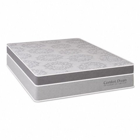Colchão Viúva Sr Life Confort Dream Espuma D28 128x188x28cm Cinza