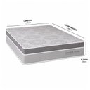 Ver imagem 2 de Colchão Viúva Sr Life Confort Dream Espuma D28 128x188x28cm Cinza