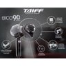 KIT TAIFF - SECADOR PROFISSIONAL STYLE PRETO 2000W 127V + DIFUSOR BICO 90 GRAUS - 3