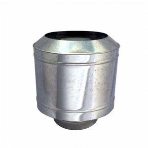 Chapéu Galvanizado Tipo Canhão Sputinik para Chaminé de 250 Mm de Diâmetro.