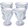Conj 4 Taça de Sorvete Sundae Sobremesa Acrílico 250ml - 1