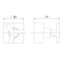 Ver imagem 2 de Kit 3 Acabamentos para Registro 1/2, 3/4 e 1 Docolcity Docol