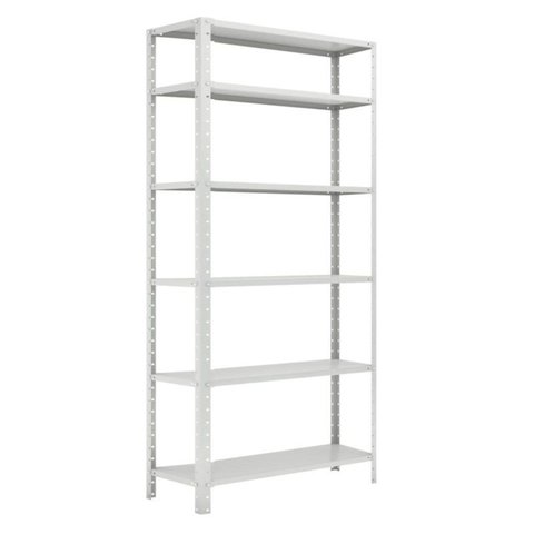 Estante de Aço com 05 Bandejas 58 cm (24/18) - 1,98x0,92x0,58m - W3 - 16005