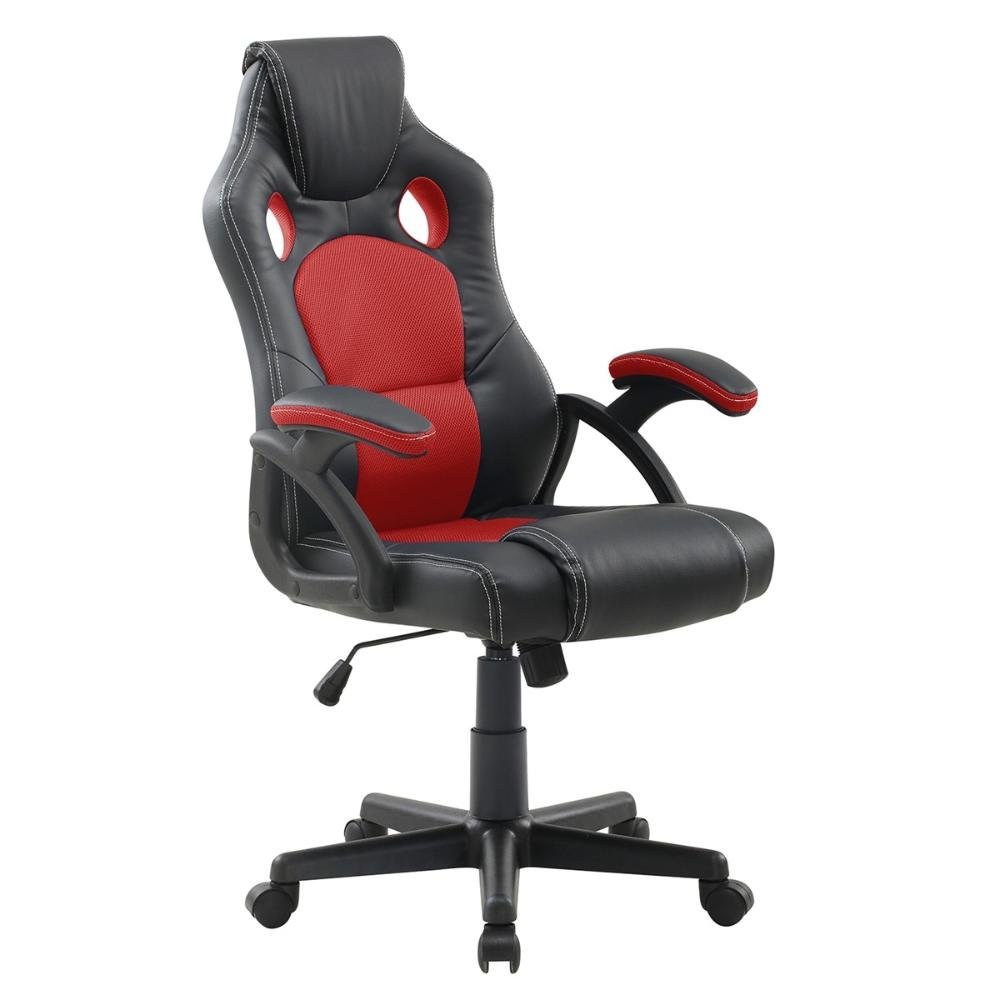 Cadeira Gamer + Mesa Para Computador ME4152 Trevalla Preta/Vermelha - 7